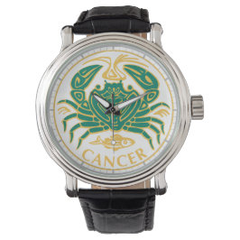 Relógio Sinal de cancer do Zodíaco