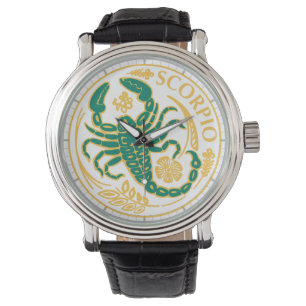 Relógio Sinal de Escorpião do Zodíaco