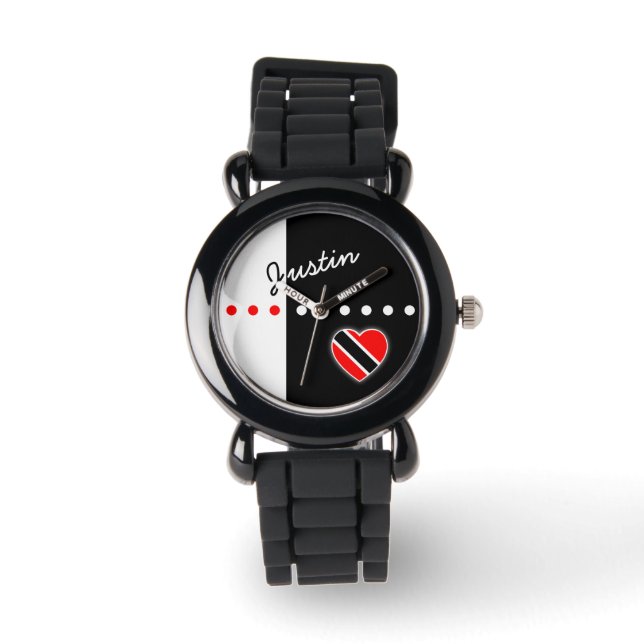 Relógio Sinalizador do Coração Trinidadiano (Frente)