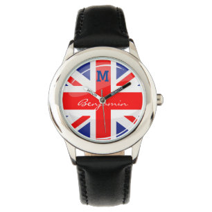 Relógio Sinalizador inglês Glossy Round UK