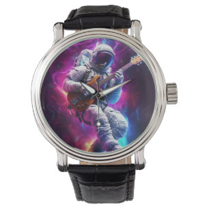 Relógio Sinfonia do Void   Astronauta Neon Cyberpunk