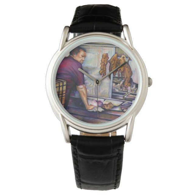 Relógio Singapura com Kissed Sun (Frente)