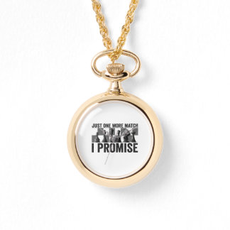 Relógio Só mais um Match... Prometo Que Chess Engraçado.