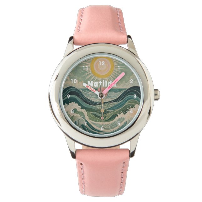 Relógio Sobretensão solar personalizada (Frente)