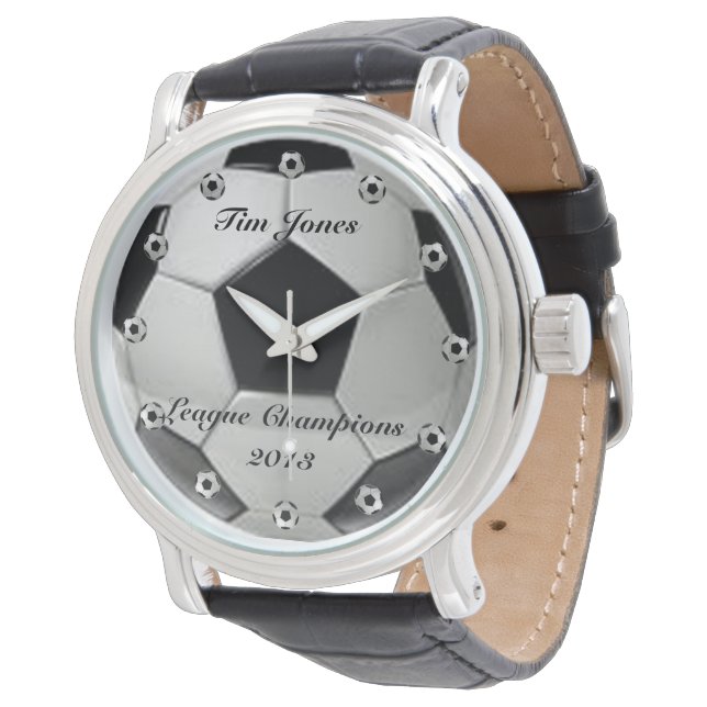 Relógio Soccer Ball Classic Stainless Steel Watch (Angular)