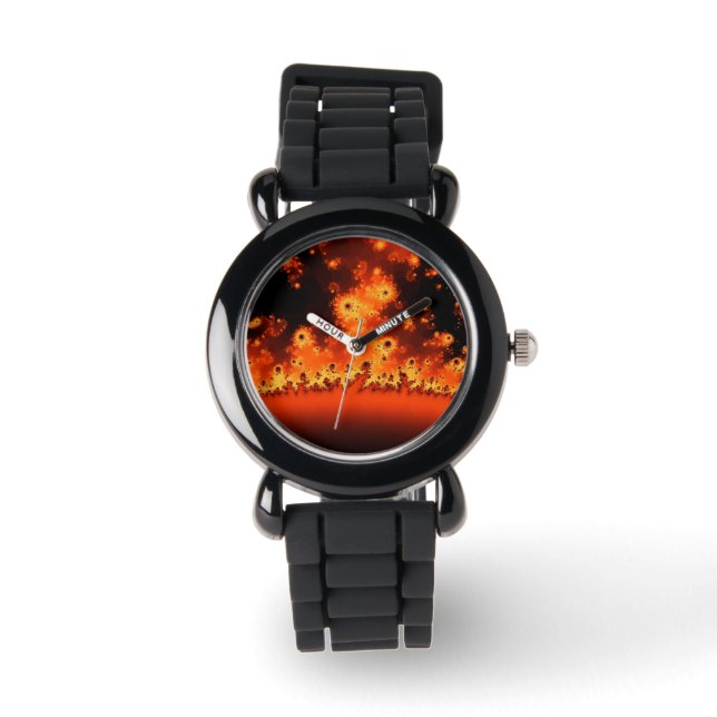 Relógio Solar Flare Fractal Watch (Criança) (Frente)