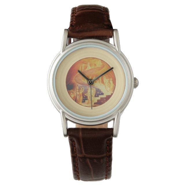 Relógio Sonho de Jacob por William Blake Watch (Frente)