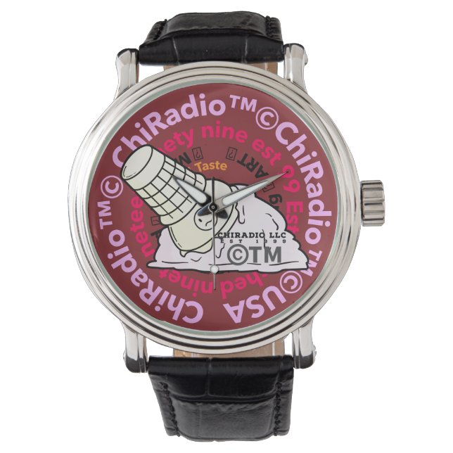 Relógio Sorvete ChiRadio ™ WATCH (RED) (Frente)