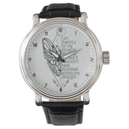 Relógio 😻 Sphynx com sabedoria