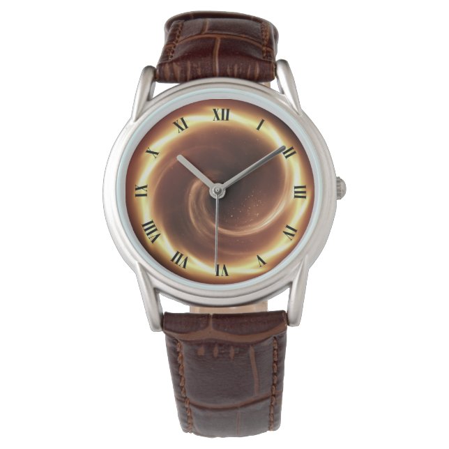 Relógio Spiral Fire Vortex ~ Time Portal ~Time Machine ~ (Frente)