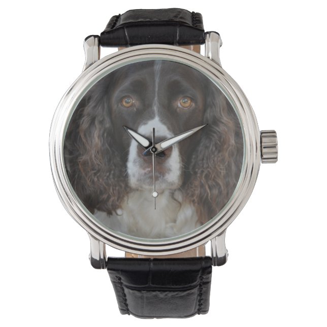 Relógio Springer Spaniel Designer Watch (Frente)