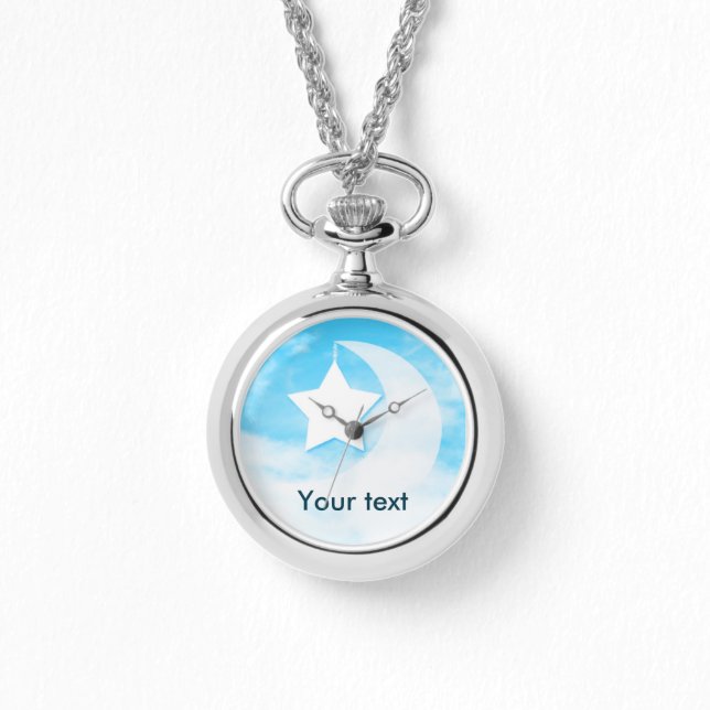 Relógio Star & Moon Women's Wound Silver Watch (Frente)