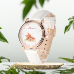 Relógio Starfish e conchas eWatch<br><div class="desc">Peixe-estrela Elegante e conchas marinhas vigiam o punho Presente para ela</div>