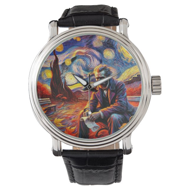 Relógio Starry Night Watch - Columbus Day Edition (Frente)