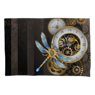 Relógio Steampunk com Dragonfly Mecânica