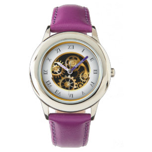 Relógio Steampunk com Dragonfly Mecânica