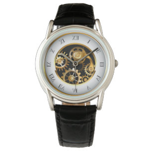 Relógio Steampunk com Dragonfly Mecânica