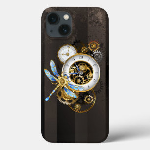 Relógio Steampunk com Dragonfly Mecânica
