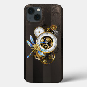 Relógio Steampunk com Dragonfly Mecânica