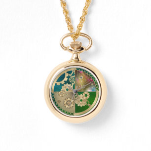 Relógio Steampunk Dourado