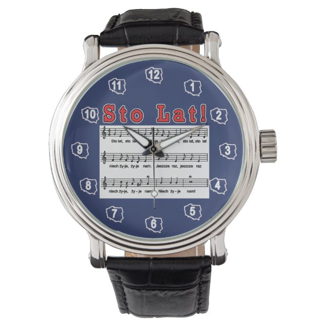Relógio Sto Lat! Música (Frente)