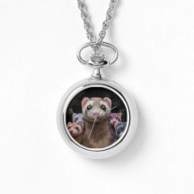 Stoic Ferret Necklace Watch