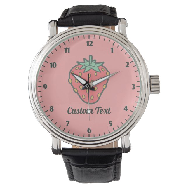 Relógio Strawberry Icon Wrist Watch (Frente)