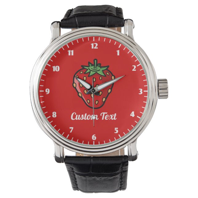 Relógio Strawberry Icon Wrist Watch (Frente)