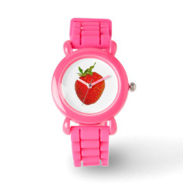 Relógio Strawberry Red Green Delicioso e Watch Watch