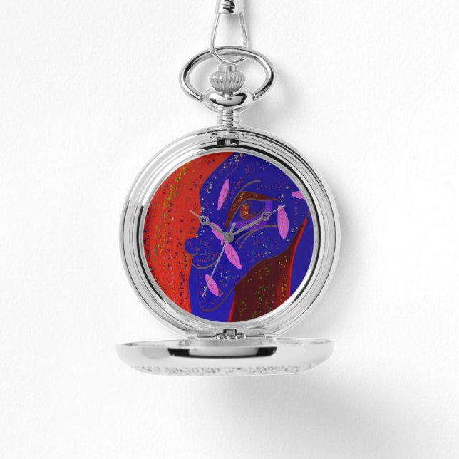 Relógio Strikingly Beautiful Creature Pocket Watch (Frente)