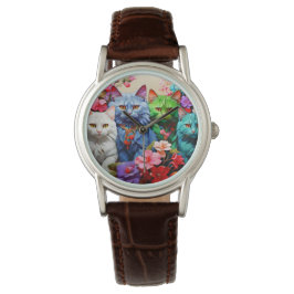 Relógio Stylish cat watch for cat lovers