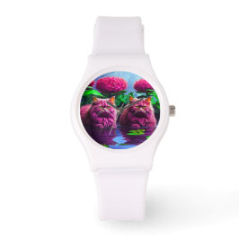 Relógio Stylish cat watch for cat lovers