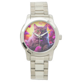 Relógio Stylish cat watch for cat's lovers