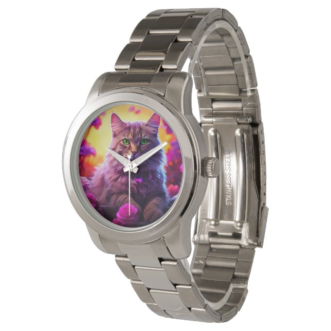 Relógio Stylish cat watch for cat's lovers (Angular)