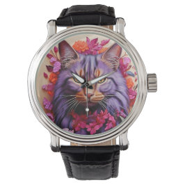 Relógio Stylish cat watch for cat's lovers