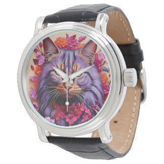 Relógio Stylish cat watch for cat's lovers