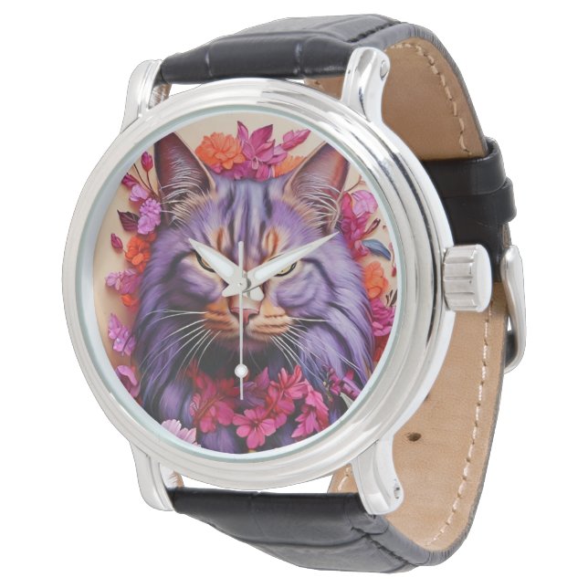 Relógio Stylish cat watch for cat's lovers (Angular)