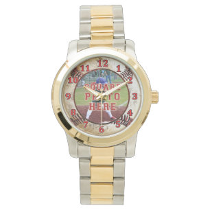 Relógio SUA FOTO QUADRADA O Baseball Watts Instrução