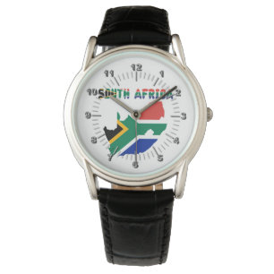 Relógio Sul - bandeira africana