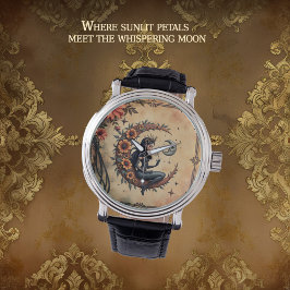 Relógio Sunflower Crescent Queen 