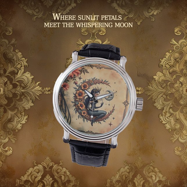 Relógio Sunflower Crescent Queen  (Criador carregado)