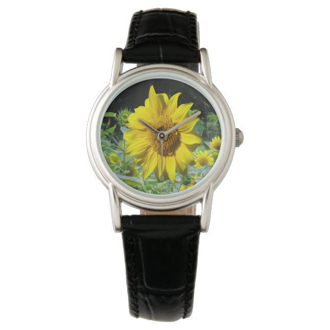 Relógio Sunflower Field & Sunflower Women's eWatch (Frente)
