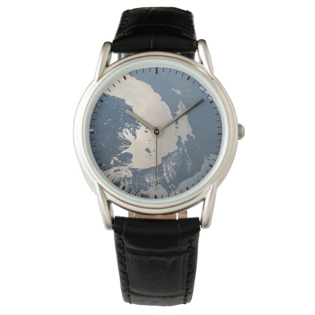 Relógio Sunglint Beams Do Lago Michigan (Frente)