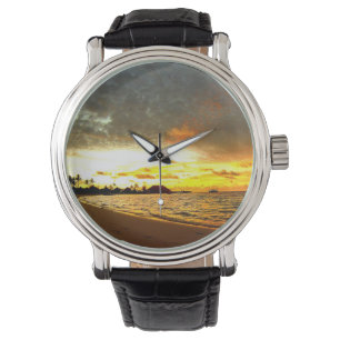 Relógio Sunset Over Maldives