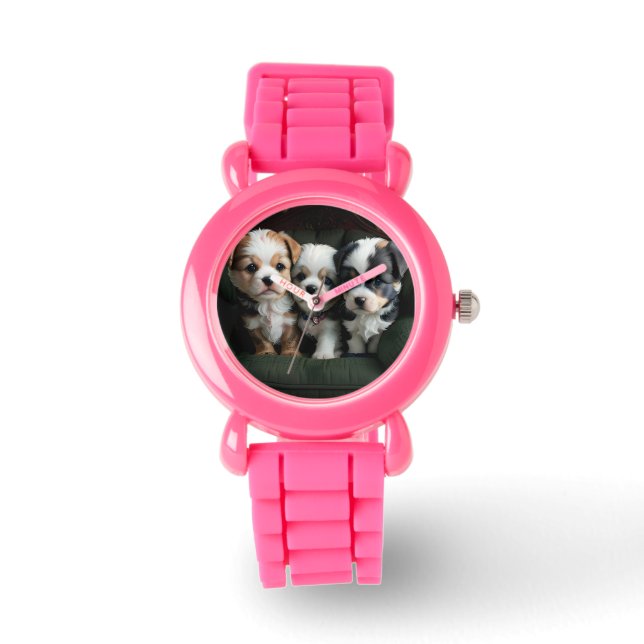 Relógio Super Bonitinhos no sofá 2 (Frente)