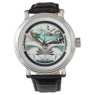 Relógio Surf tropical Mandala