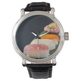 Relógio Sushi Elegance Watch – Classic Black & Leaf