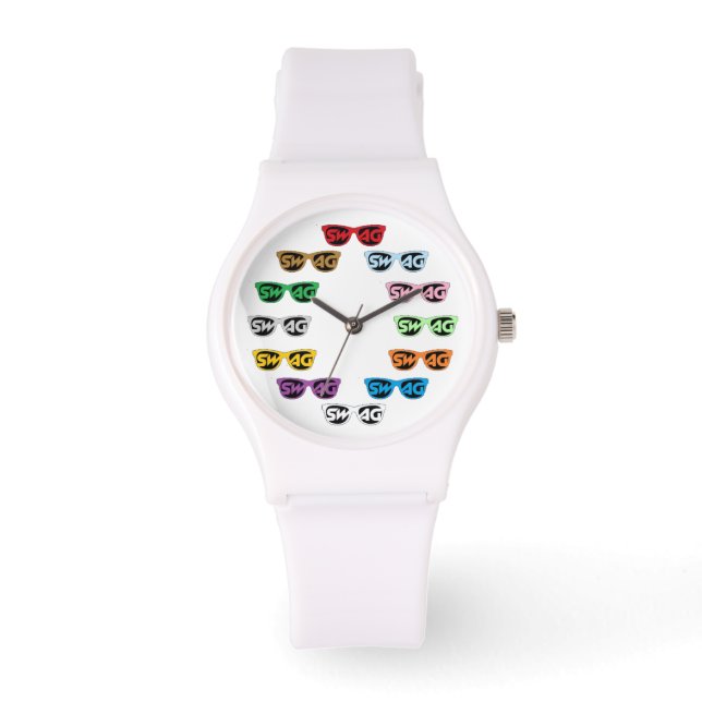 Relógio Swag Watch (branco) (Frente)