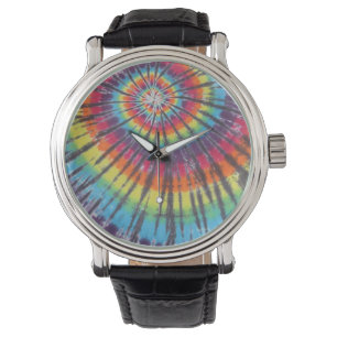 Relógio Swirl Tie Dye