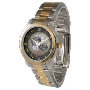 Relógio Tambores Sinais ~ Fundo "O Planeta Musical" * ~